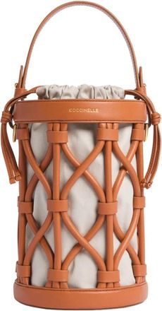 Coccinelle Koi Bucket Bag - Dames - Schoudertassen - Oranje - ONE Size - Katoen - Tassen