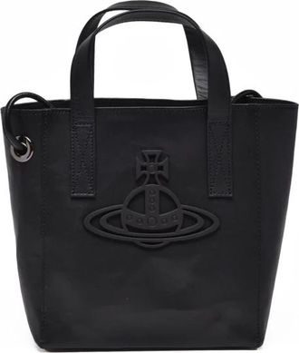 Vivienne Westwood Sarah Tote - Dames - Shoppers - Zwart - ONE Size - Leer - Tassen