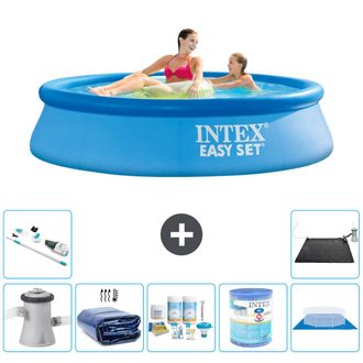 Intex Piscina Easy Set Redonda - 244x61 Cm - 8-piezas S40809