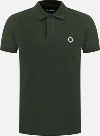 Mastrum Mens MA.STRUM SS Pique Polo - Oil Slick - Green - Size: 42