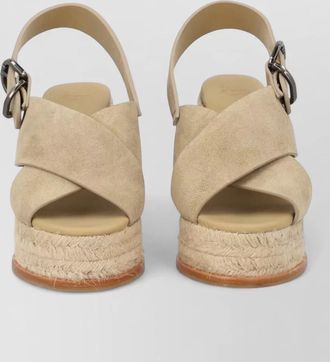 Castaner espadrille wedge sandals cross straps slingback