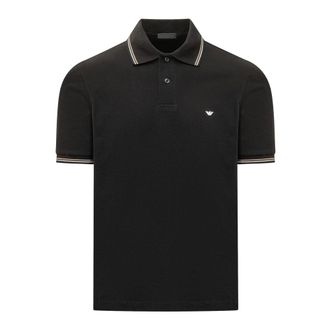 Emporio Armani Heren, Tops, Zwart, Maat: S Katoen