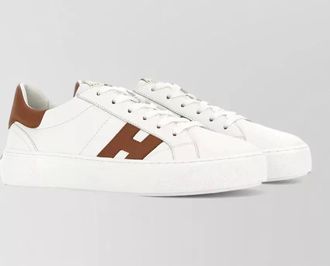 Hogan leather lace-up sneakers