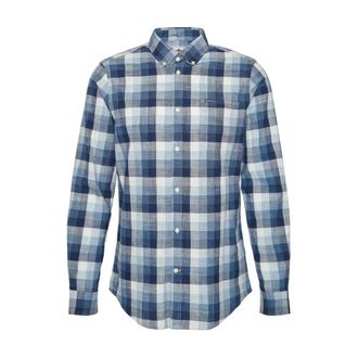 Barbour Overhemden, Heren, Blauw, S, Katoen, Blauw Casual Katoenen Overhemd