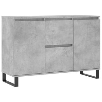 Berkfield Home Sideboard Concrete Grey 104x35x70 cm Engineered Wood | Size: 104 x 35 x 70 cm