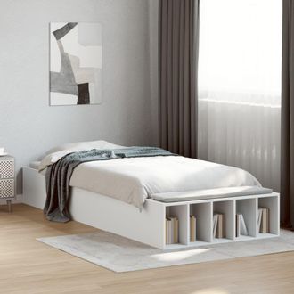 Berkfield Home Bed Frame without Mattress White 75x190 cm Small Single