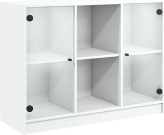 vidaXL Aparador Madera De Ingenier&iacute;a Blanco 102x37x75,5 Cm Vidaxl