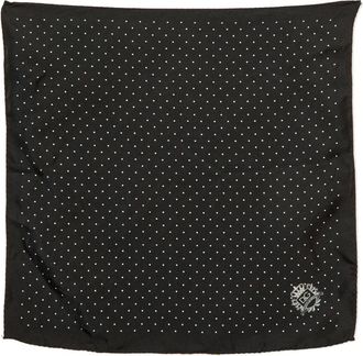 Dolce & Gabbana Foulard a pois in seta - Nero