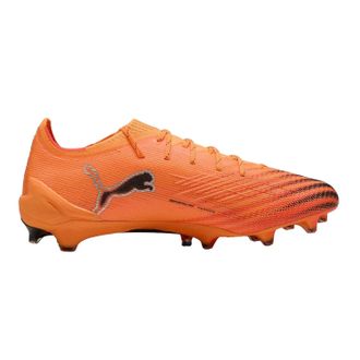 Puma Ultra 5 Ultimate voetbalschoenen voor heren, voor harde ondergrond (Oranje/zwart)
