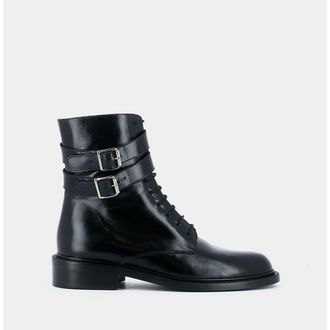 Jonak Boots met veters en gesp Dezibre, leer