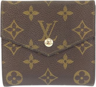 Louis Vuitton Brown Monogram Monogram Wallet (Tri-Fold) (Pre-Owned)