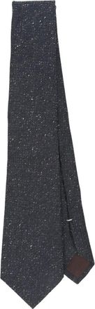 Canali Cravatta screziata in seta - Blu