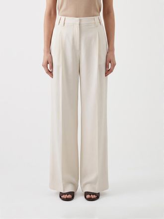 Brunello Cucinelli Pantaloni palazzo Brunello Cucinelli in misto lino