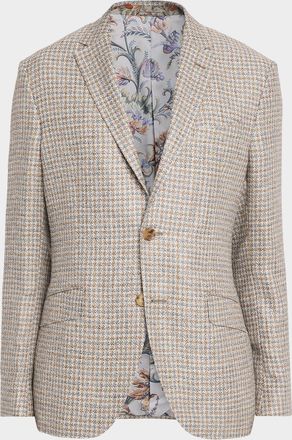 Etro Men & apos;s Woven Plaid Roma Fit Single-Breasted Sport Coat