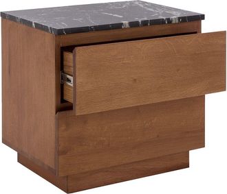 Safavieh Couture Lilybelle Marble Top Nightstand