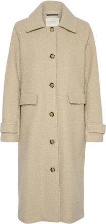 Kaffe Trenchcoat - Dames - Trenchcoats - Beige - 2XL - Jassen
