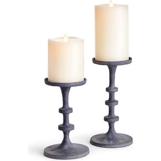 Napa Home & Garden Abacus Petite Candle Stands in Gray at Nordstrom
