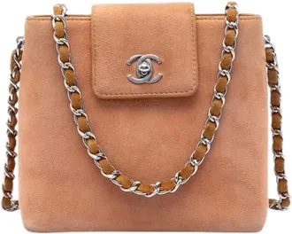 Chanel Borsa a tracolla vintage Pre-owned in camoscio - - Pre-owned - Donna - Marrone - ONE SIZE