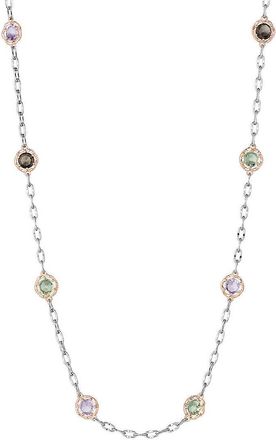 Tacori Tacori Color Medley 18K Pink Gold & Silver 9.76 Ct. Tw. Gemstone Necklace