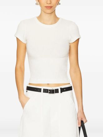 Citizens Of Humanity crew-neck T-shirt - women - Lyocell/Spandex/Elastane/Cotton - S - White