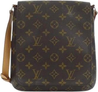 Louis Vuitton Pre-owned Cross Body Bags, female, Brown, Size: ONE SIZE Pre-owned Vintage Monogram Shoulder Bag