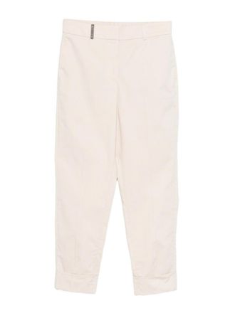 PESERICO Beige Pants With Pleats