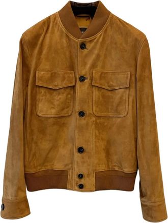 Loro Piana Bomber Kiku con applicazione - Marrone