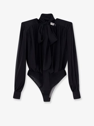 Elisabetta Franchi Camicia in seta con dettaglio body - ELISABETTA FRANCHI - gender_Woman