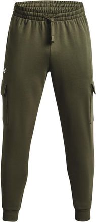 Under Armour Mens Rival Fleece Cargo Jogger Pants, (390) Marine Od Green / / White, 3X-Large Tall