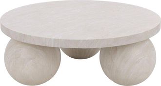 Safavieh Outdoor Tina 3-Ball Round Coffee Table