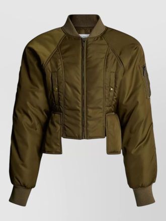 Balmain ribbed bomber jacket