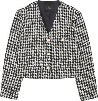 Anine Bing Zwart Room Stijlvolle Mode Top - Dames - Blazers - Zwart - L - Jassen