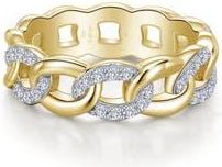 Lafonn Simulated Diamond Pav&eacute; Link Eternity Ring in White at Nordstrom Rack, Size 7