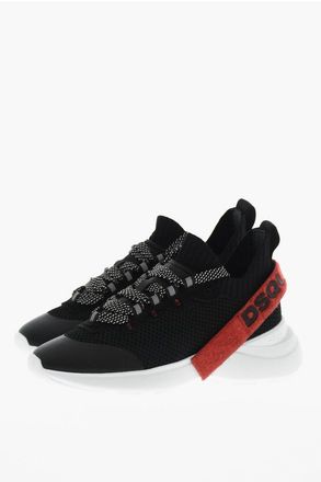 Dsquared2 Technical Fabric Low-Top Sneakers FLY with Contrast Details size 36