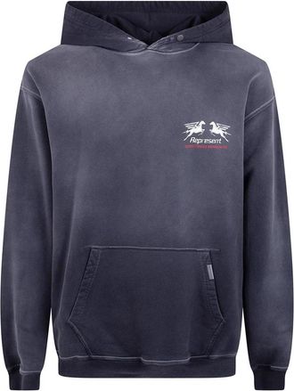Represent Pegasus Graphic Hoodie - Heren - Hoodies - Zwart - S - Katoen - Hoodies & sweatvesten