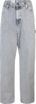Carhartt Work in Progress Zwarte Single Knee Werkbroek - Heren - Regular Fit Jeans - Grijs - W31 L30 - Jeans