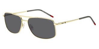 HUGO BOSS HG 1287/S 2F7/IR Mens Sunglasses Gold Size 59