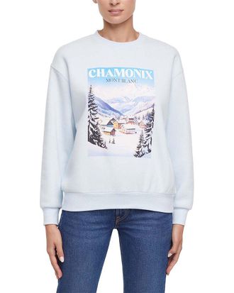 Wildfox Chamonix Charlie Oversized Fit Sweatshirt