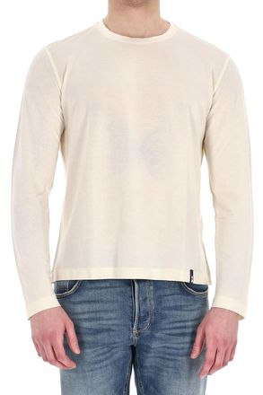 Drumohr Ice Cotton Long Sleeve Cotton T-Shirt