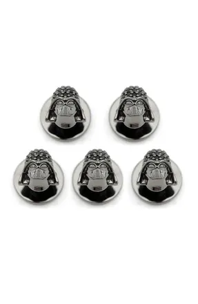 Cufflinks Inc. Set of 5 Darth Vader Crystal Helmet Shirt Studs in Black at Nordstrom