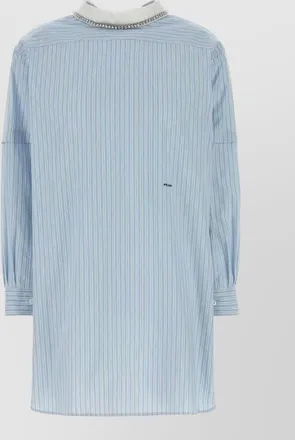 Prada embroidered cotton shirt