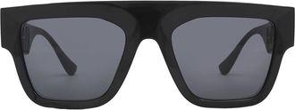 Versace Dark Gray Rectangular Mens Sunglasses VE4430U GB1/87 53