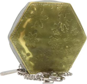 Louis Vuitton Tweedehands leren portemonnees - Dames - Vintage Accessoires - Groen - ONE Size - Leer - Vintage