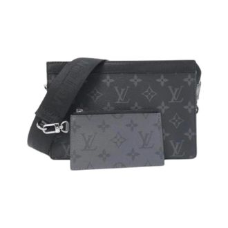 Louis Vuitton Pre-owned Cross Body Bags, male, Black, Size: ONE SIZE Pre-owned Pouch Shoulder Bag