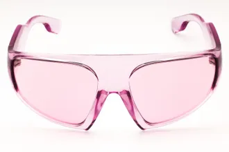 Burberry 0BE4369 Shield-Style Sunglasses - Pink