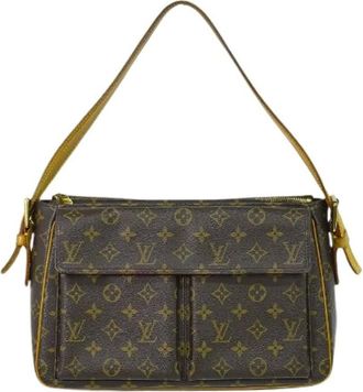 Louis Vuitton Pre-owned Shoulder Bags, female, Brown, Size: ONE SIZE Pre-owned Vintage Canvas Shoulder Bag
