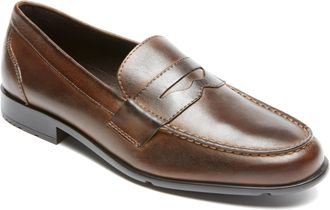 Rockport Mens Classicloaferpenny In Dark W