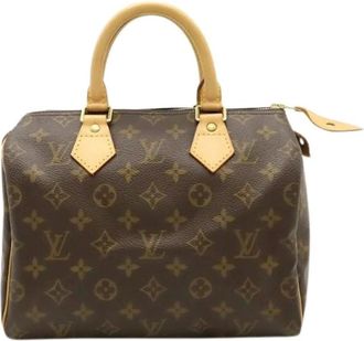 Louis Vuitton Pre-owned Handbags, female, Brown, Size: ONE SIZE Pre-owned Speedy 25 Monogram Handbag