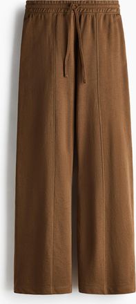 H&M Weite Joggpants - Brown