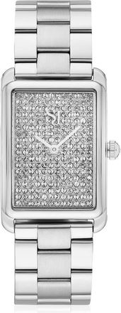 Sif Jakobs Jewellery Watch Santina with white zirconia in Stainless Steel Silver at Nordstrom